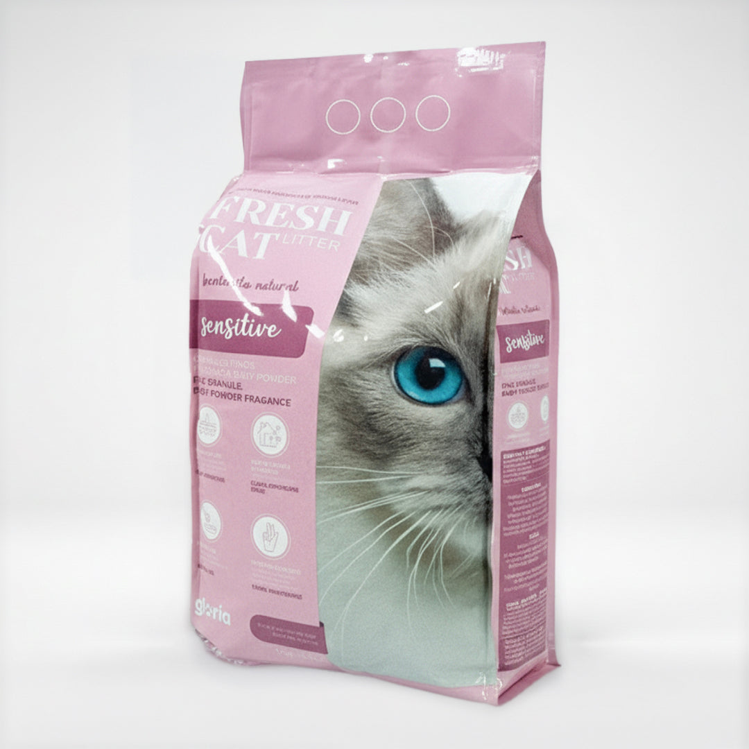 Gloria Arena Aglomerante Bentonita Sensitive para Gatos 10 kg y 15 kg
