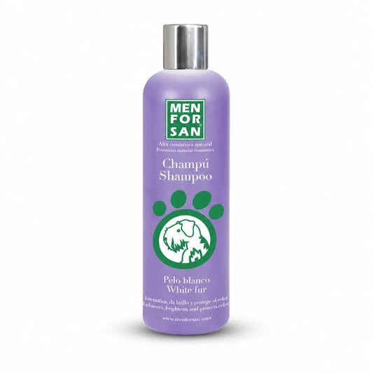 Menforsan champú para perros de pelo blanco 300 ml y 1 L
