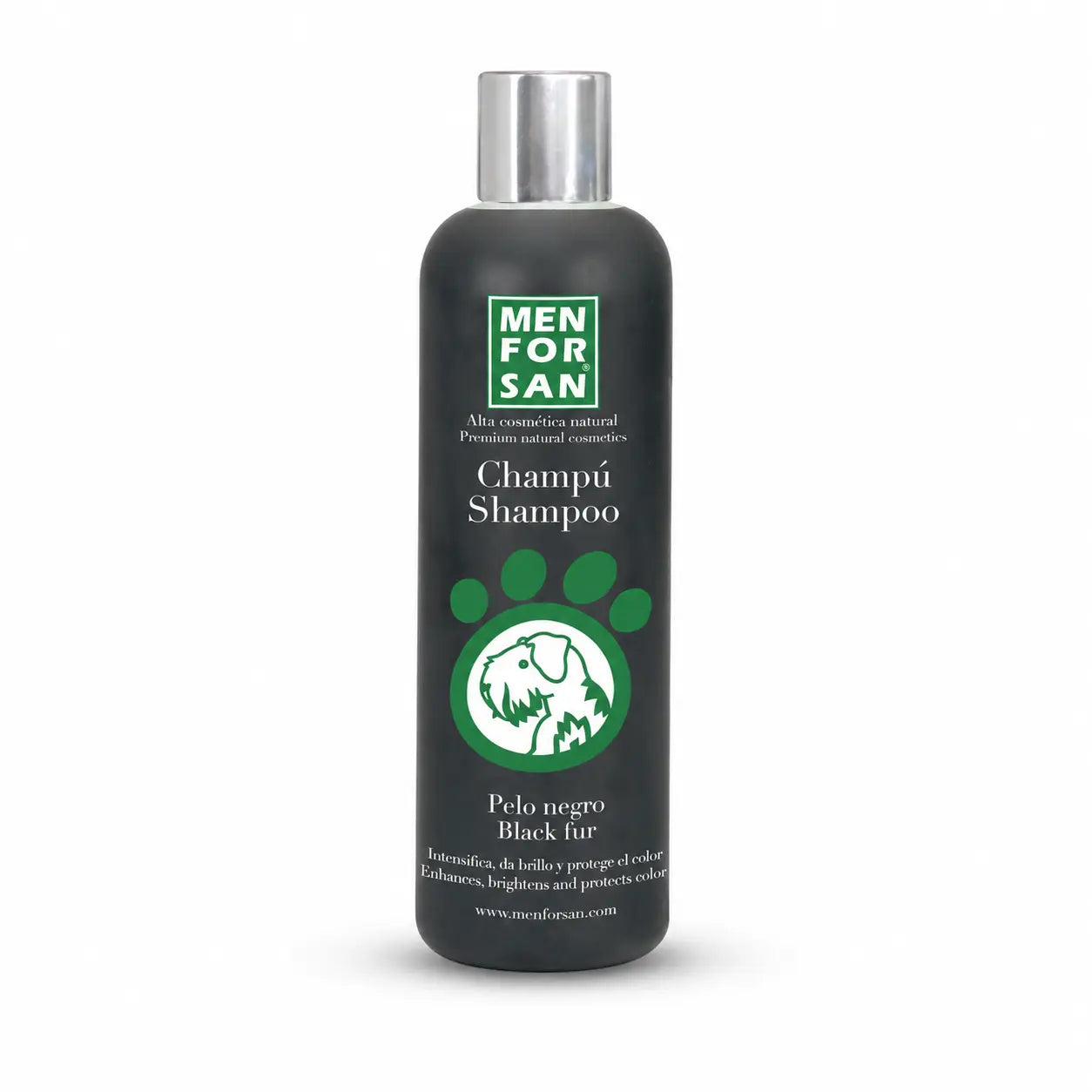 Menforsan Champú para Perros de pelo negro 1 L