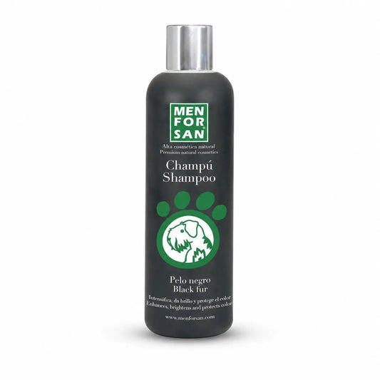Menforsan Champú para Perros de pelo negro 1 L